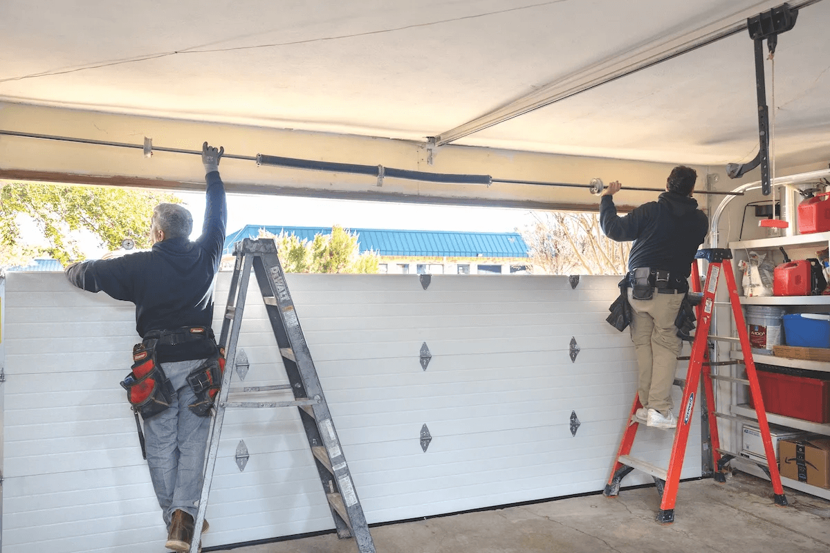 Professional garage doors technician at work — Founding Members Community research