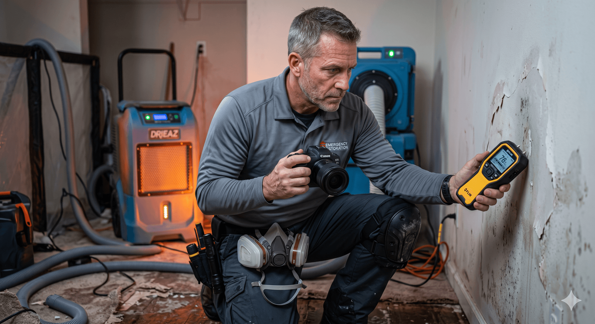 Professional restoration technician at work — Founding Members Community research